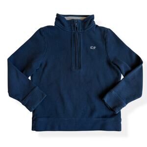 Vineyard Vines Saltwater Quarter Zip Nautical Navy 5